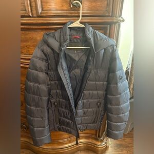 Michael Kors Dark Blue Puffer Jacket NWT